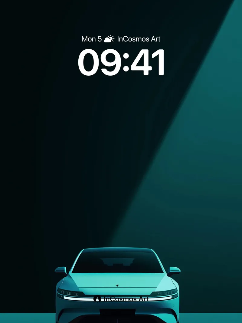 Neon Silence Wallpaper with Electric Horizon