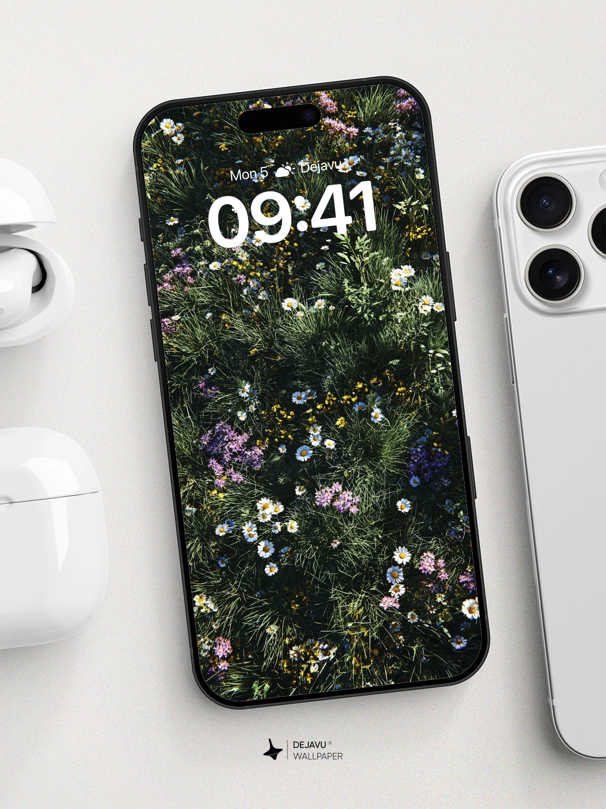 Wildflower Meadow Wallpaper 8K for iPhone and Android
