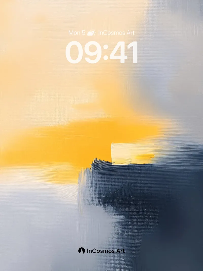 Serenity Horizon Wallpaper with Golden Breath