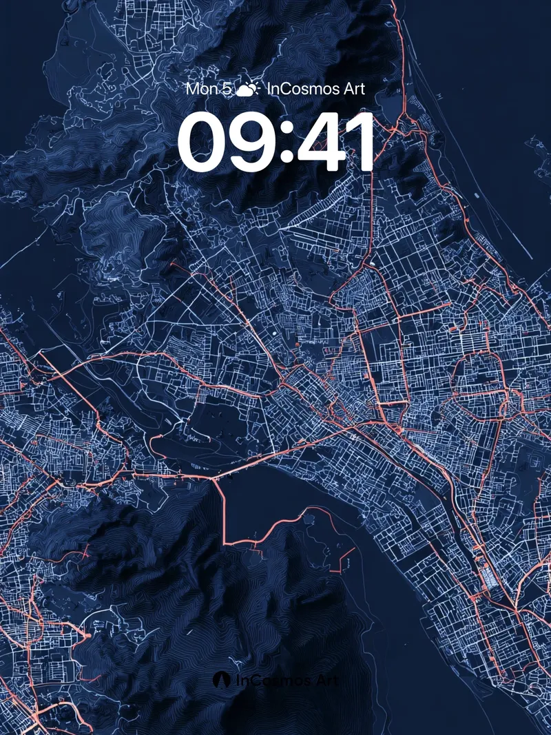 Neon Veil Wallpaper with City Pulse