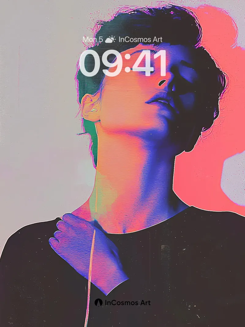 Neon Reverie Wallpaper with Chromatic Pulse