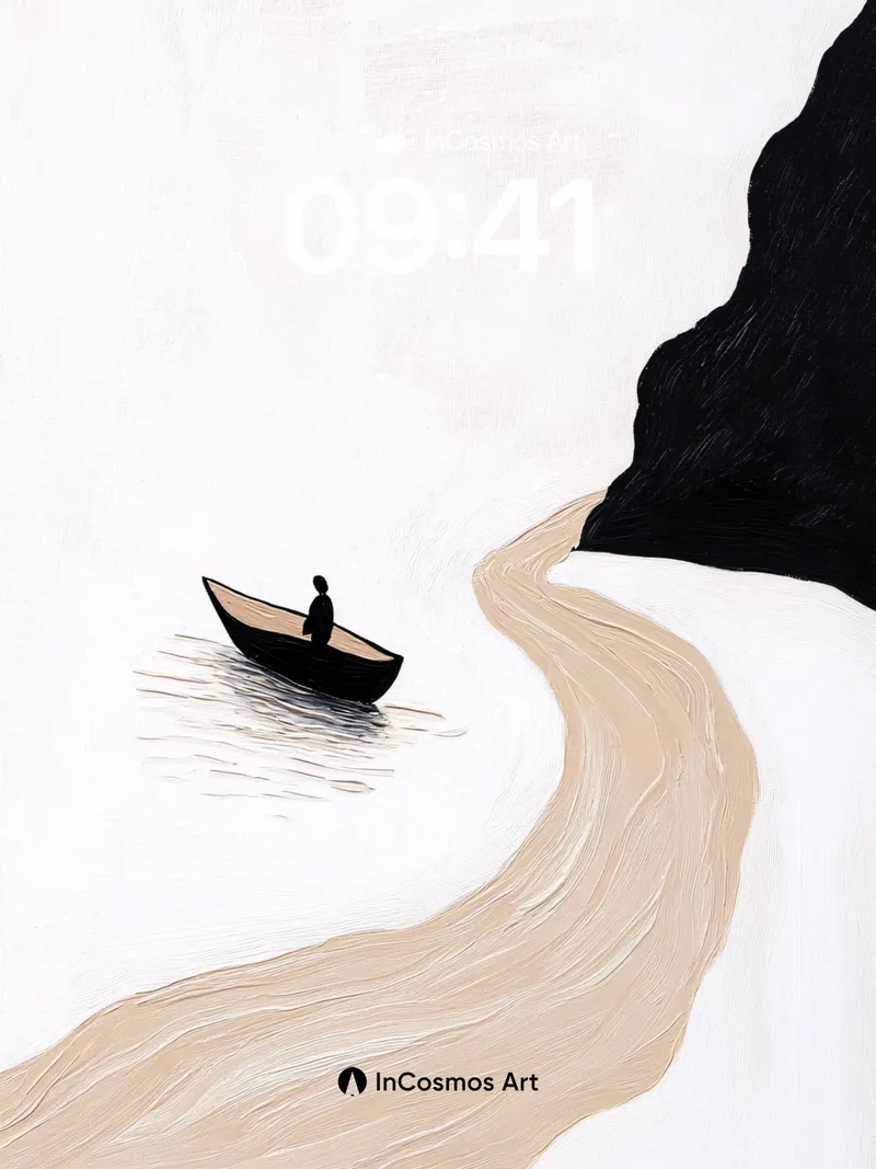 Silent Current Wallpaper with Whispering Shore