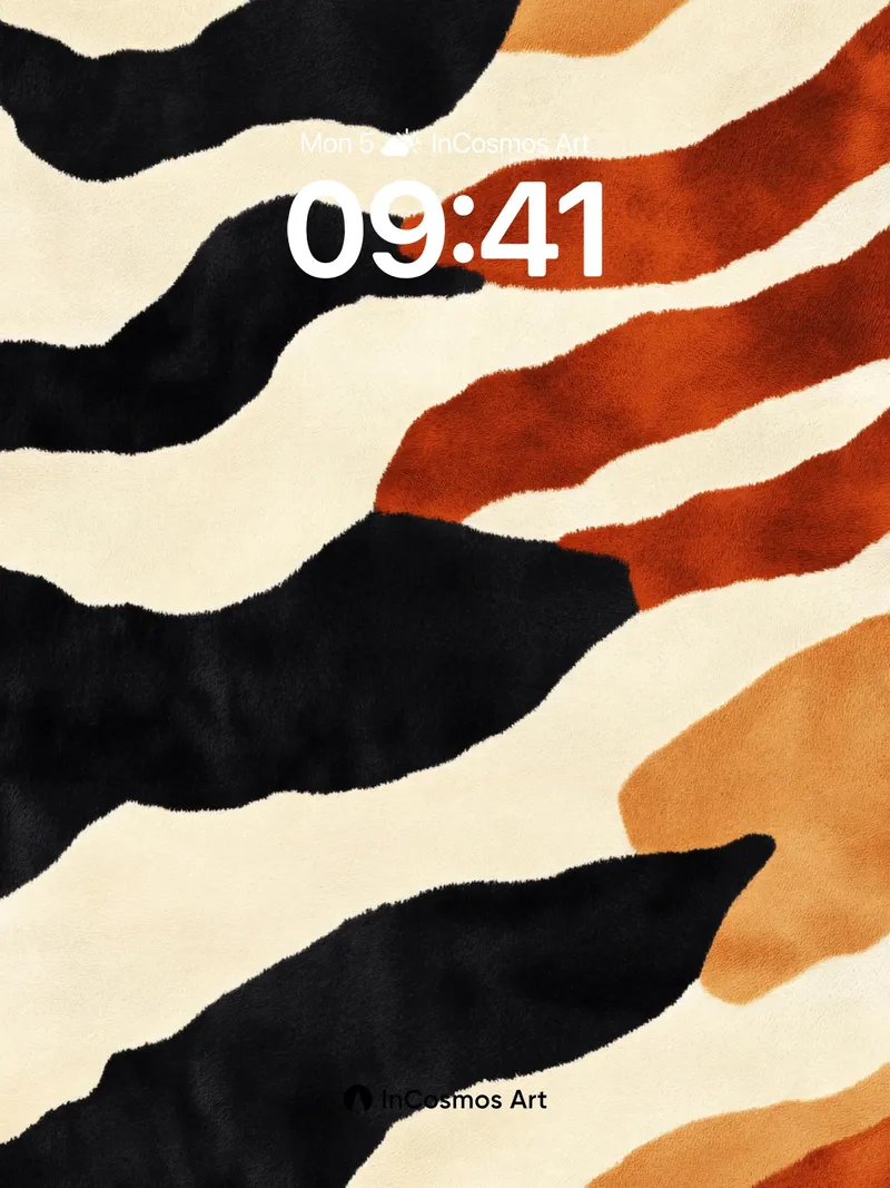 Rustic Pulse Wallpaper with Tiger's Breath