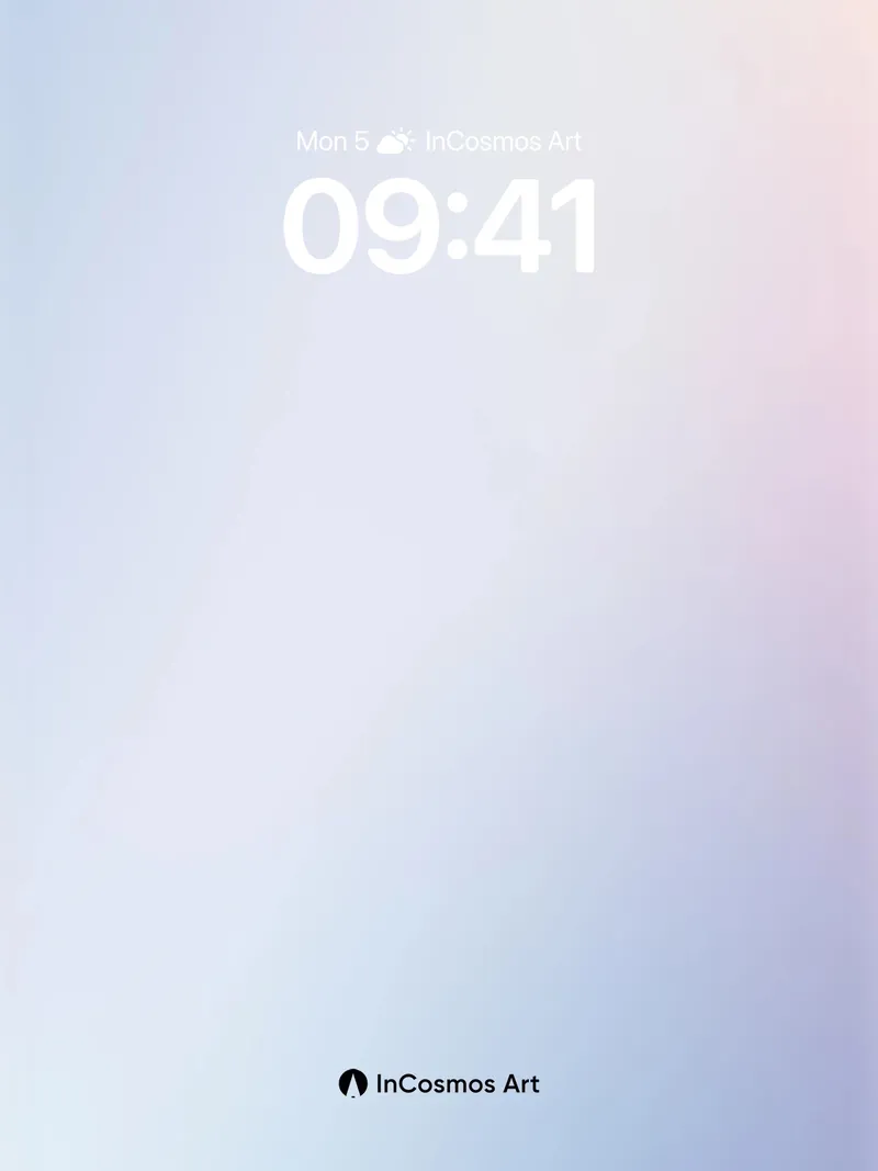 Soft Hush Gradient Wallpaper with Ethereal Light