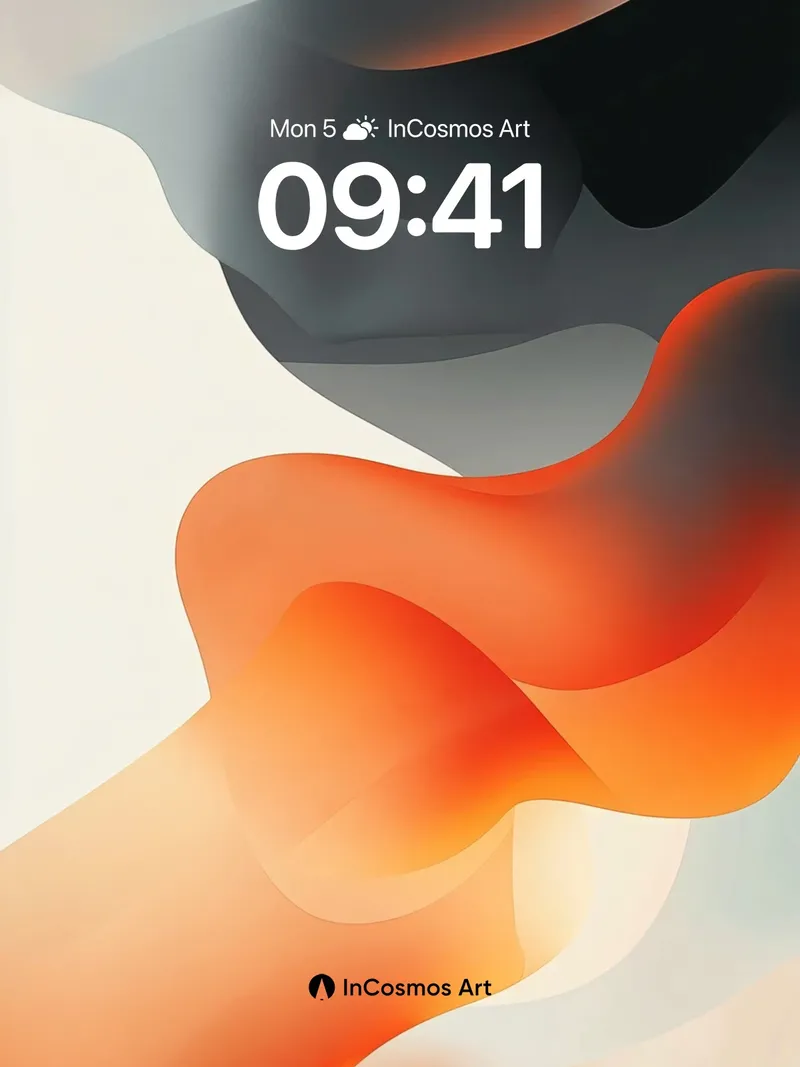 Crimson Current Wallpaper with Liquid Light