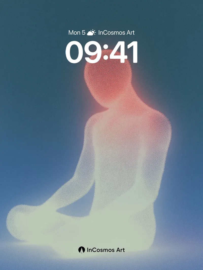 Serenity Aura Wallpaper with Ethereal Light