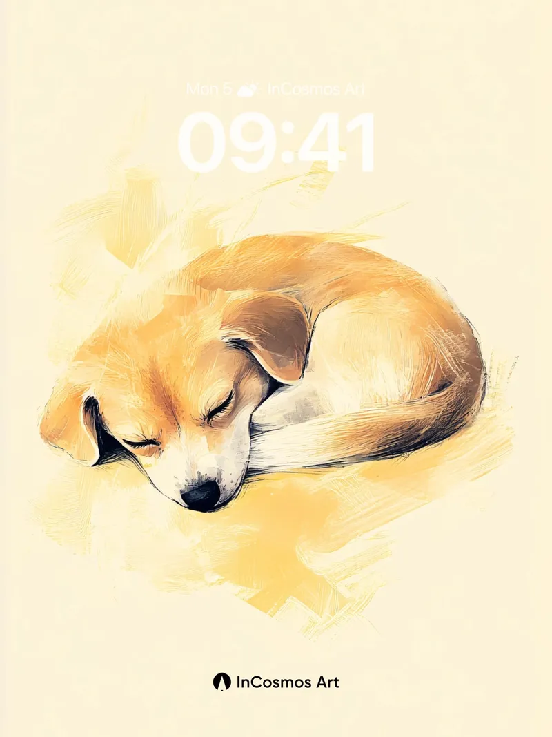 Serenity Slumber Wallpaper with Golden Hush