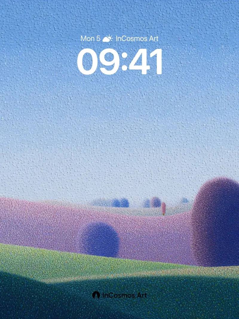 Serene Horizon Wallpaper with Velvet Hills