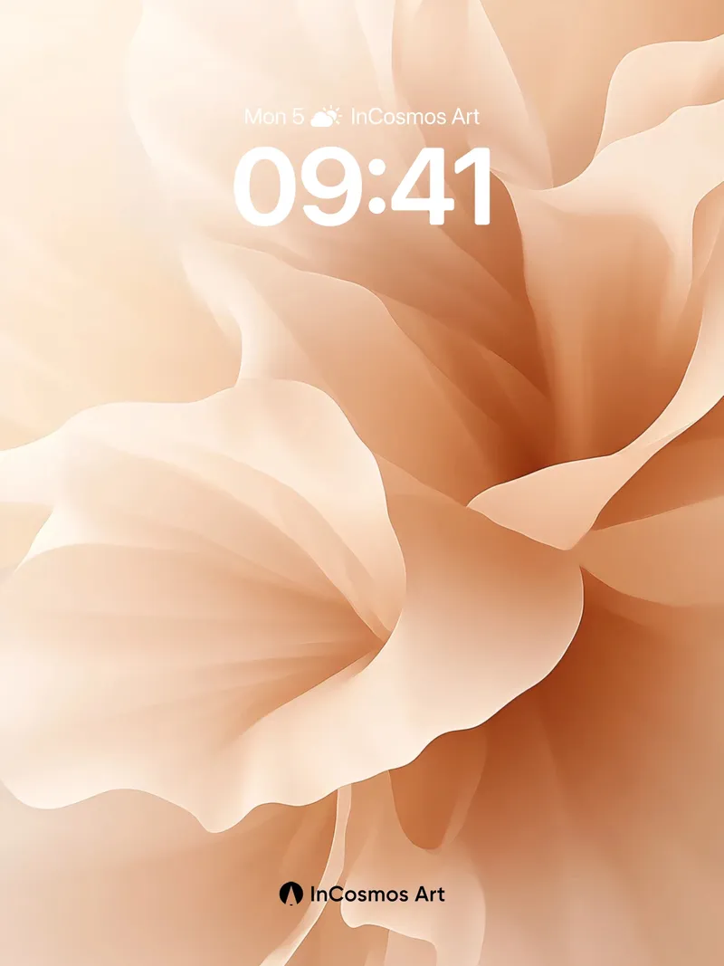 Serene Petal Wallpaper with Soft Light Drift