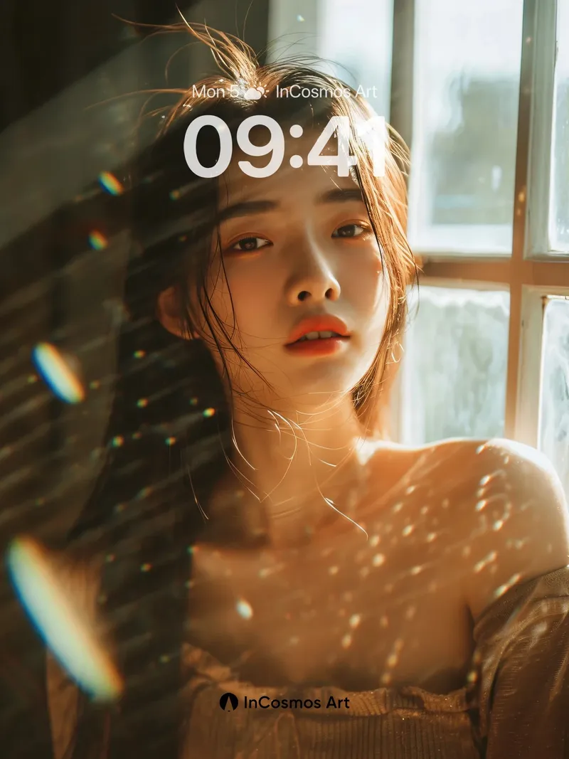 Sunlit Silence Wallpaper with Prism Dust