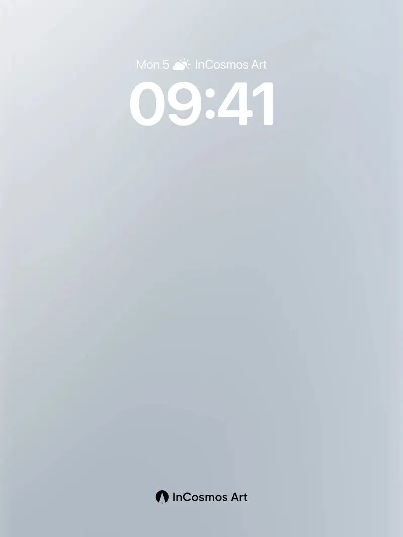 Silent Gradient Wallpaper with Ethereal Light