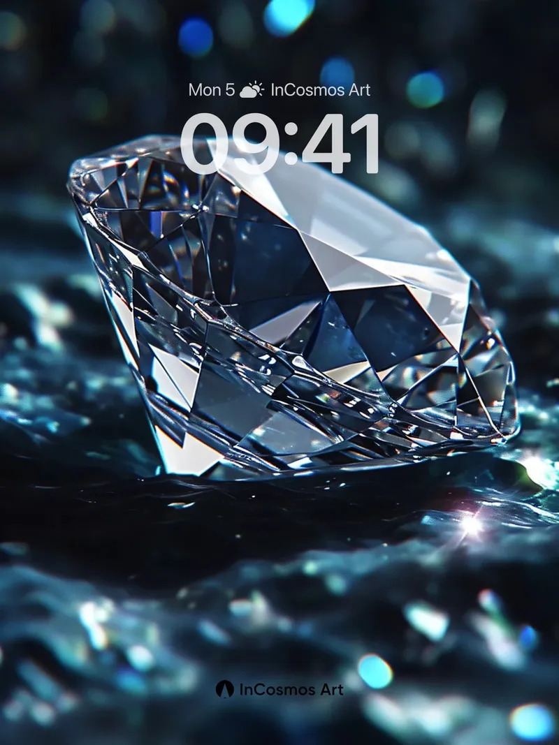 Crystal Echo Wallpaper with Starlight Fractures