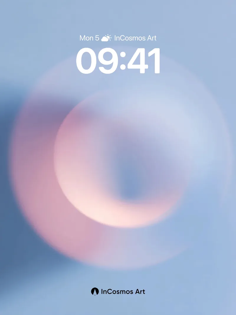 Soft Hush Background with Ethereal Light Halo