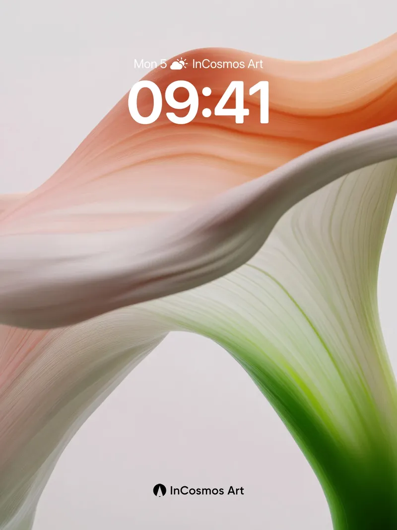 Serene Bloom Wallpaper with Ethereal Petals