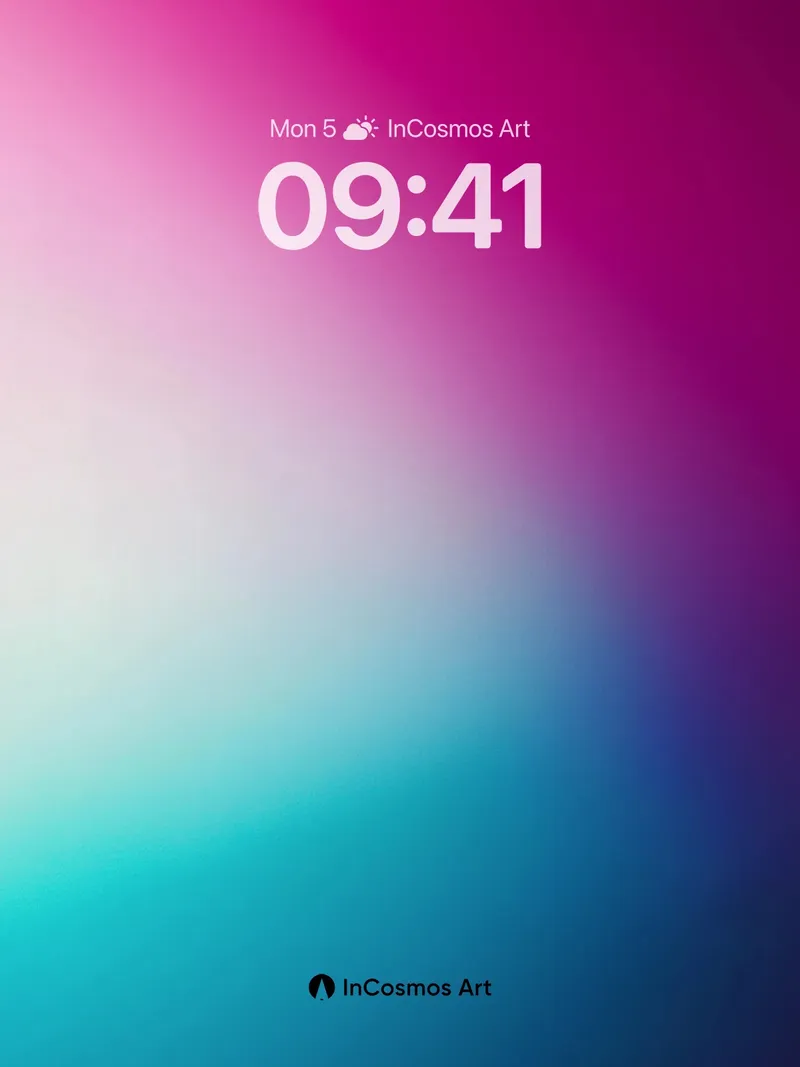 Luminous Gradient Wallpaper with Ethereal Hues