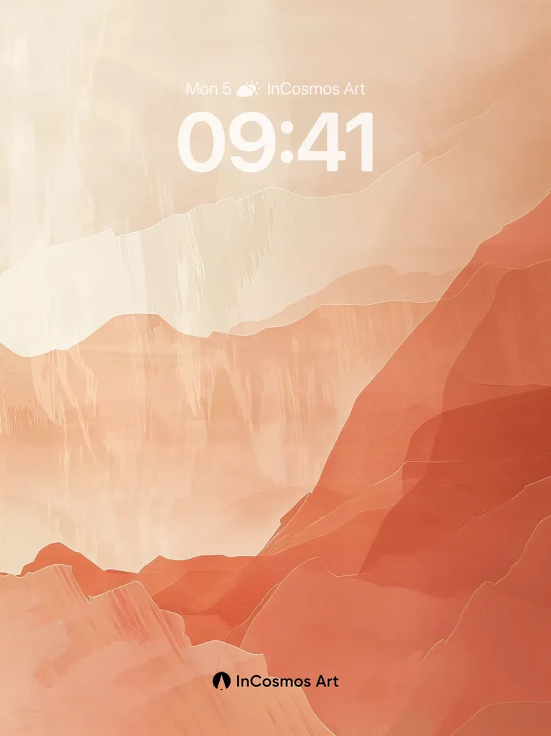 Crimson Canyon Wallpaper with Hushed Light