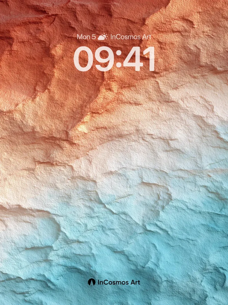 Crimson Tides Wallpaper with Ethereal Depth