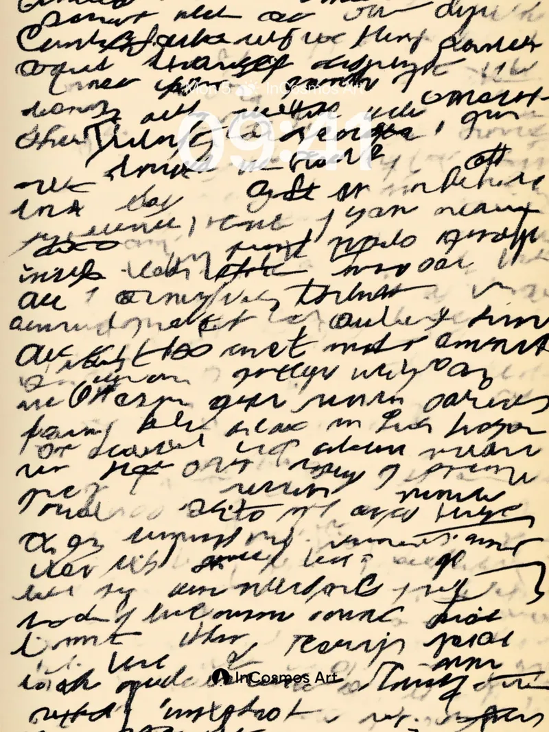 Ink Veil Wallpaper with Whispering Script