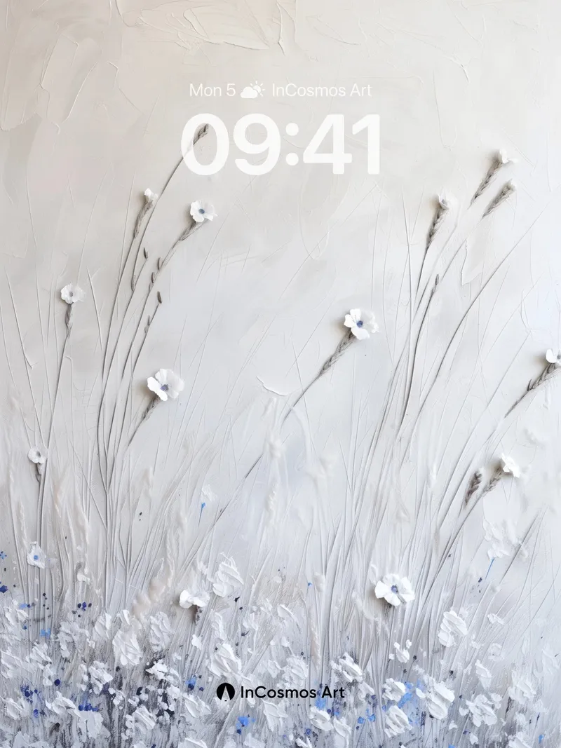 Serenity Meadow Wallpaper with Whispering Grass