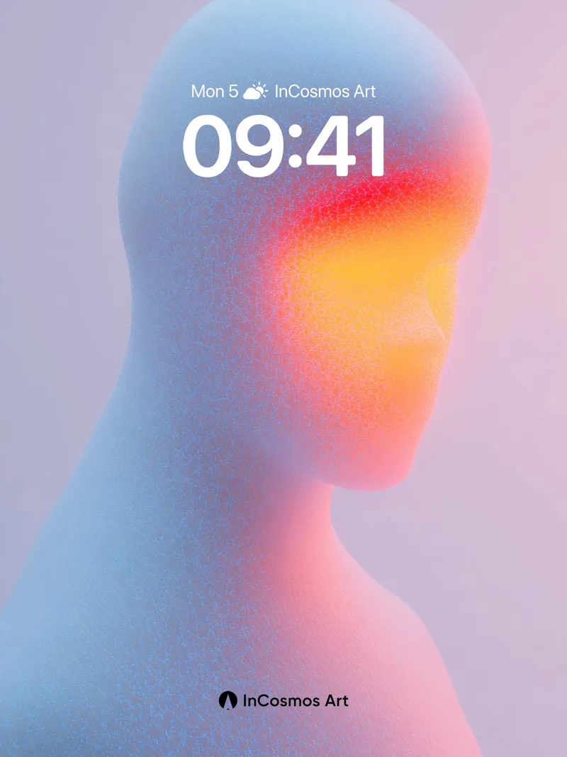 Neon Hush Wallpaper with Ethereal Glow