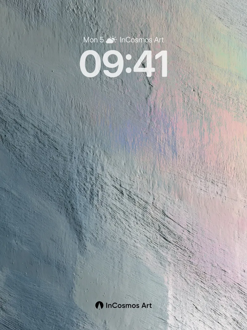 Iridescent Drift Wallpaper with Whispering Light