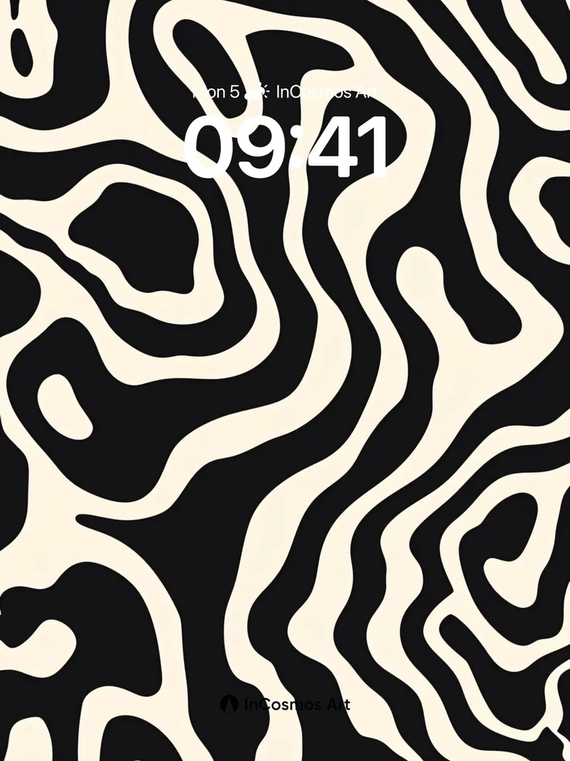 Echoing Vein Wallpaper with Surreal Contours