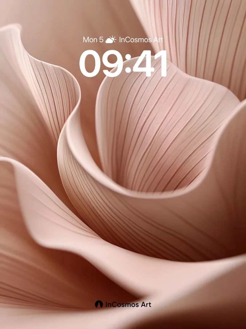 Silken Spiral Wallpaper with Breathable Veins