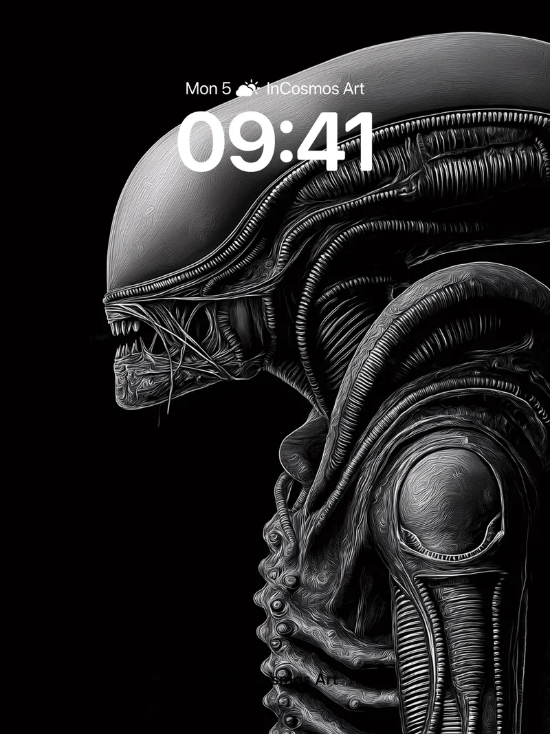 Silent Predator Wallpaper with Living Shadows