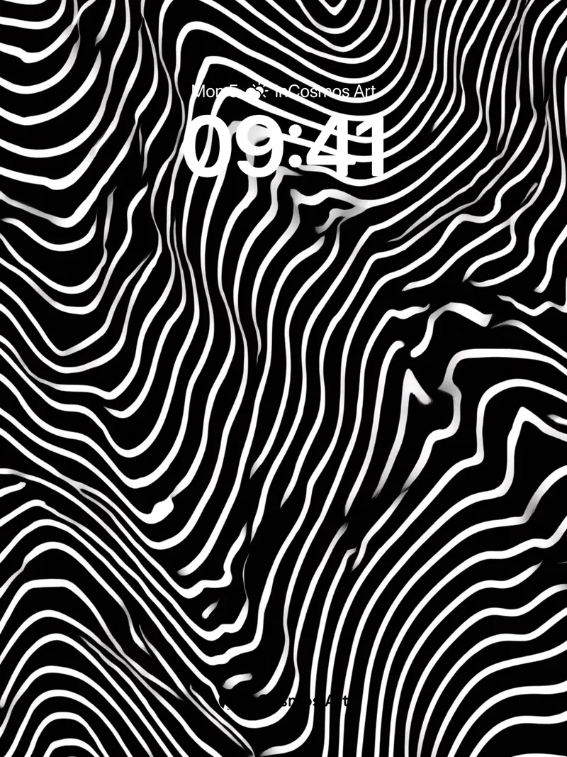 Twisted Lineage Wallpaper with Hypnotic Flow