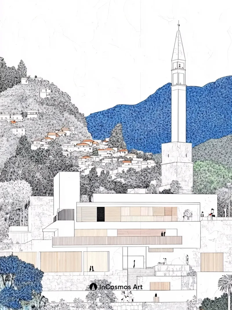 Stone Hush Wallpaper with Mountain Whisper