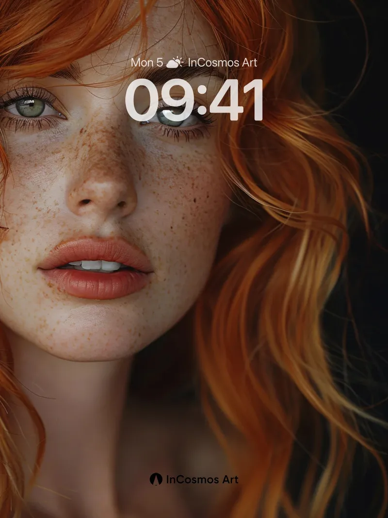 Copper Light Wallpaper with Freckled Truth