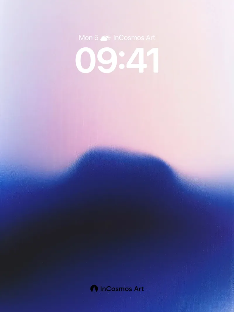 Mist Veil Wallpaper with Ethereal Silhouette