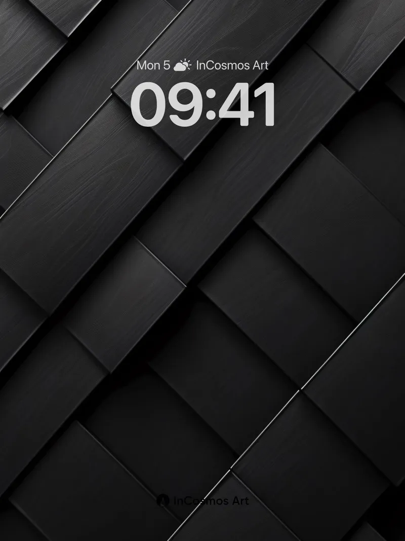 Shadow Weave Wallpaper with Depth Lines