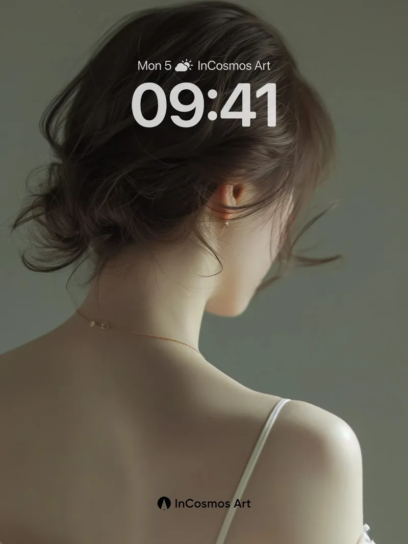 Silken Stillness Wallpaper with Whispering Light
