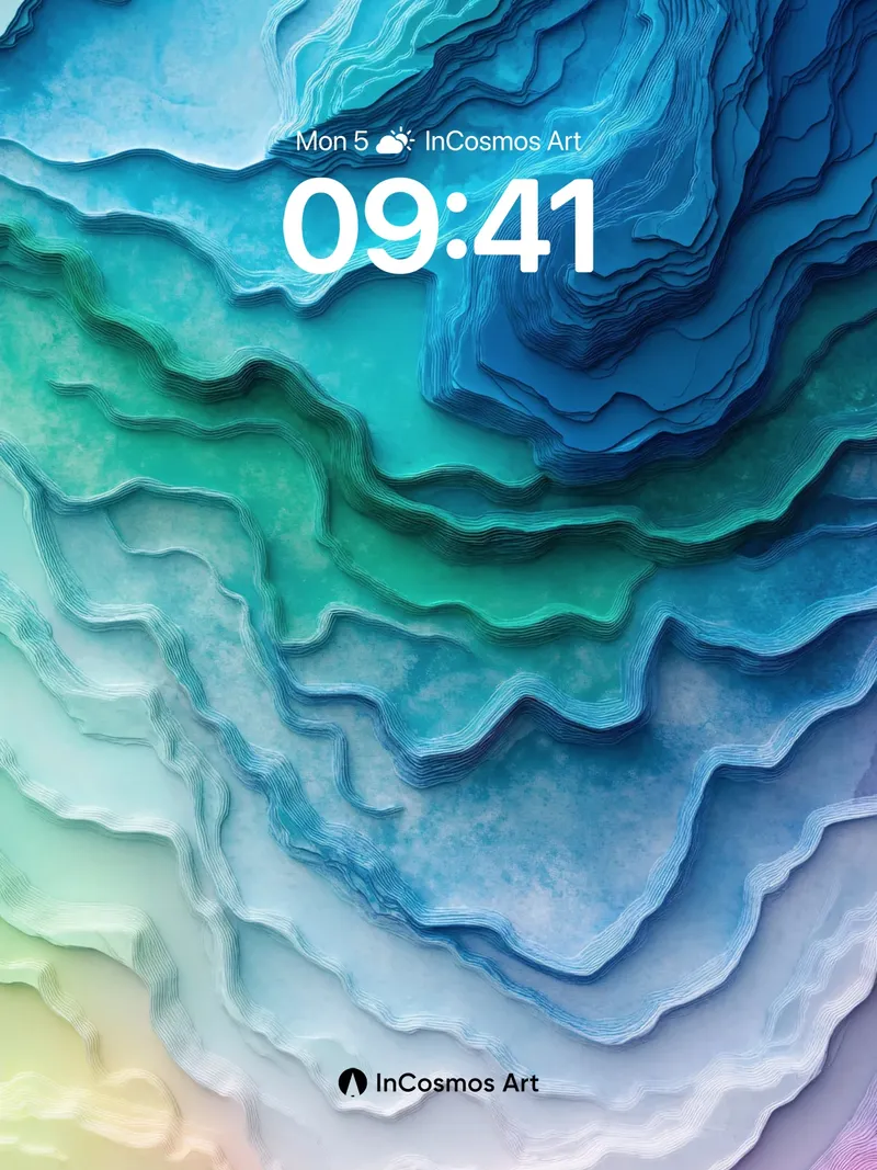 Oceanic Pulse Wallpaper with Living Tides