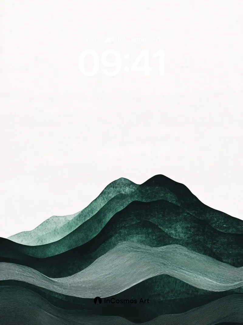 Serenity Ridge Wallpaper with Whispering Lines