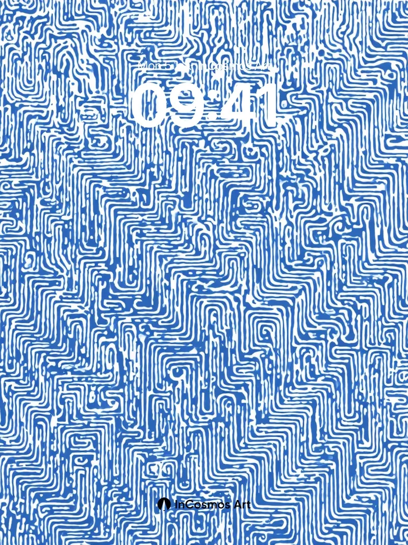 Circuit Mirage Wallpaper with Living Lines