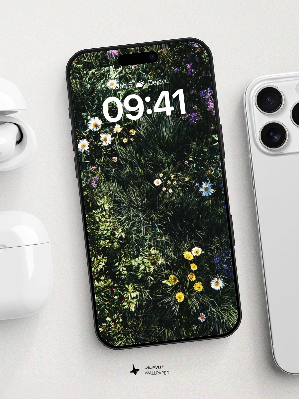 Wildflower Meadow Wallpaper 8K for iPhone and Android