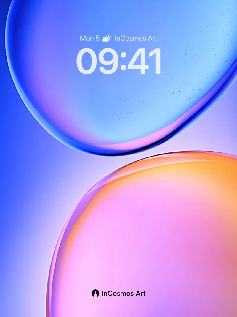 Luminous Sphere Wallpaper with Ethereal Hues