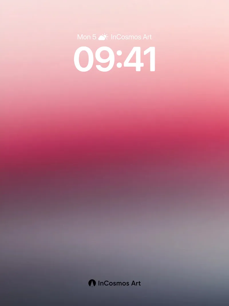 Crimson Hush Wallpaper with Depth of Field