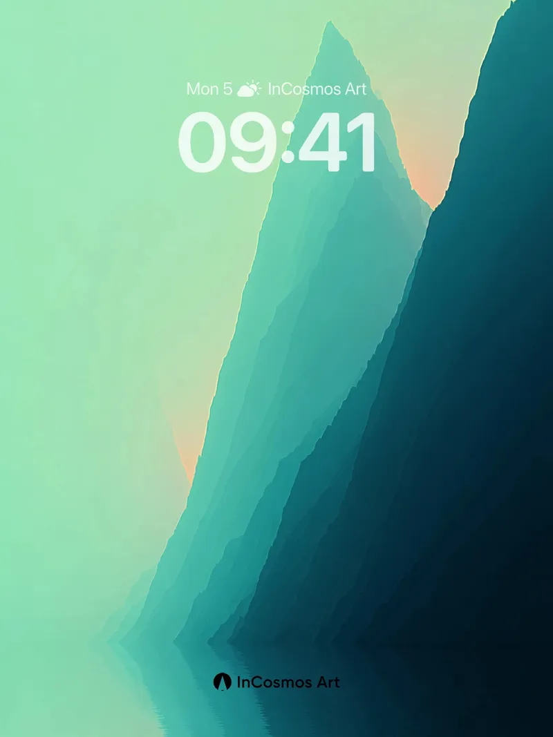 Serenity Peak Wallpaper with Ethereal Reflections