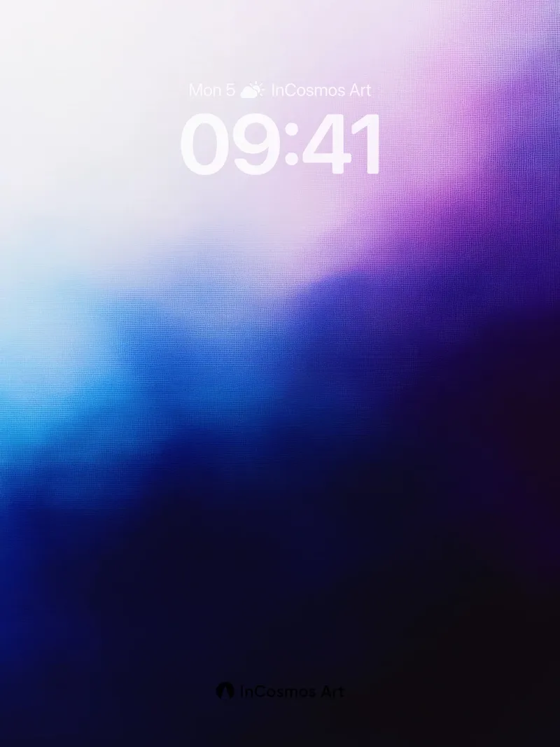 Luminous Hush Wallpaper with Ethereal Gradient