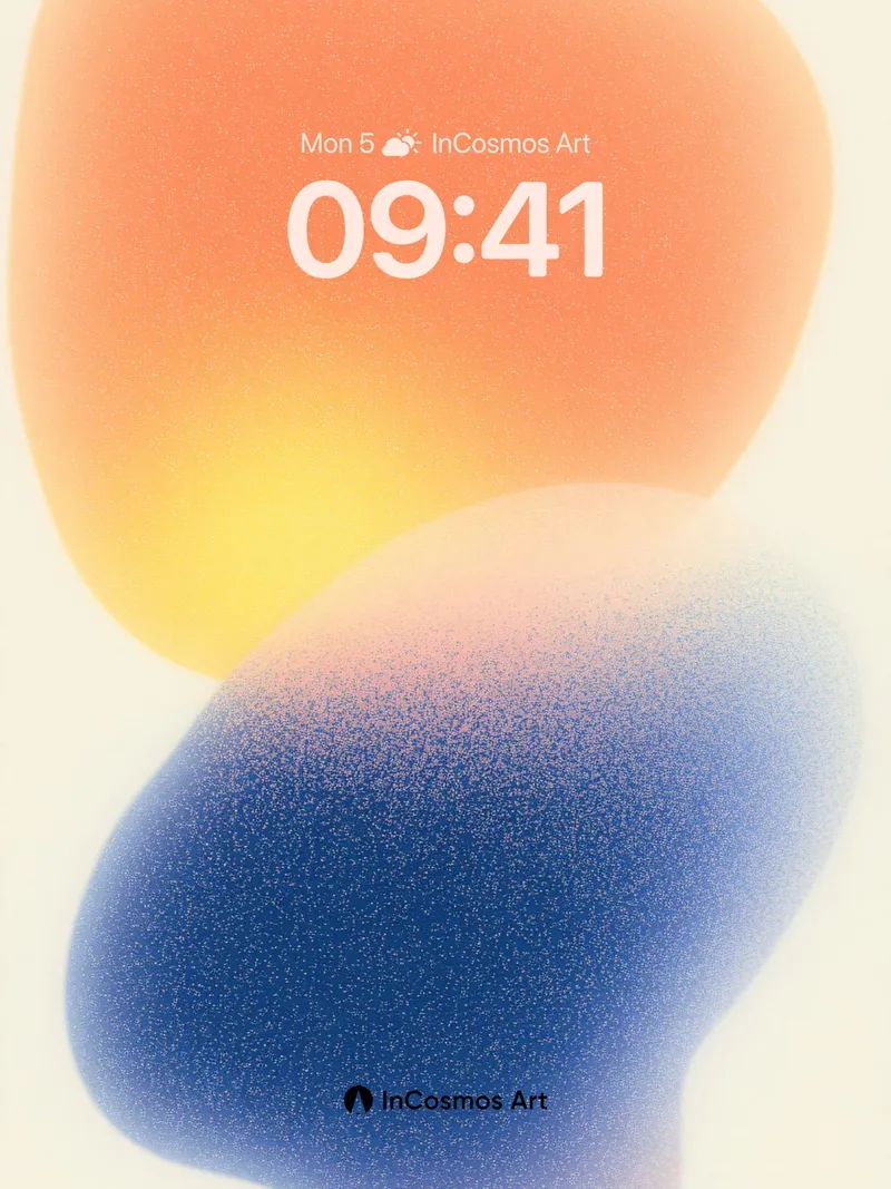 Luminous Drift Wallpaper with Soft Particles