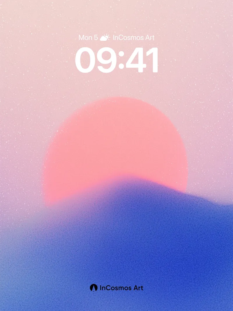 Serene Horizon Wallpaper with Ethereal Glow