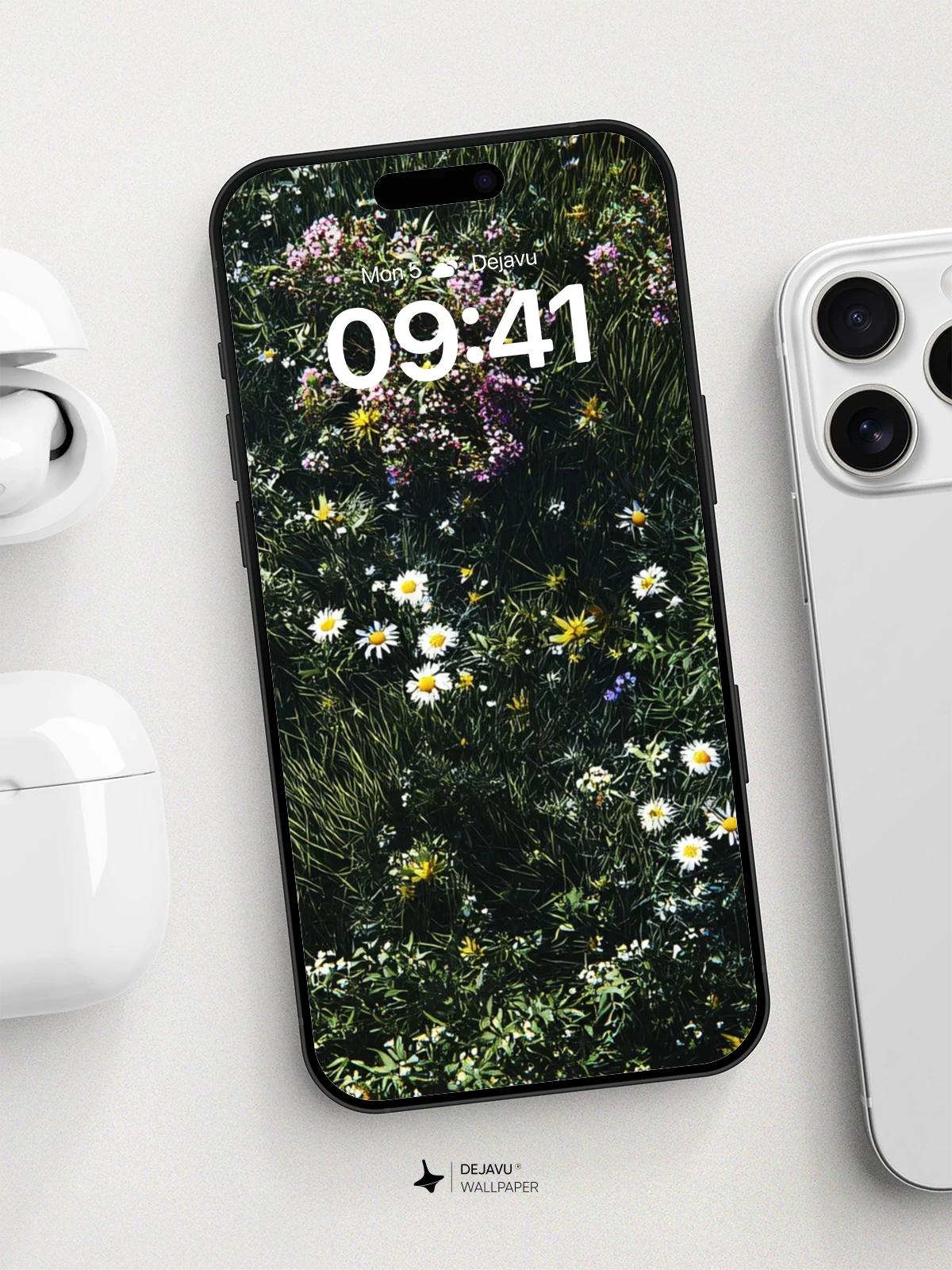 Wildflower Meadow Wallpaper 8K for iPhone and Android