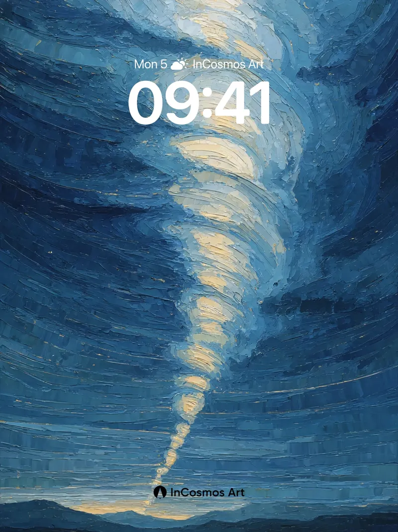 Whirlwind Sky Wallpaper with Storm's Breath