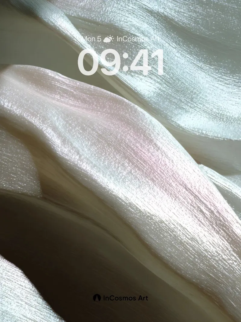 Silken Hush Wallpaper with Soft Light Drift