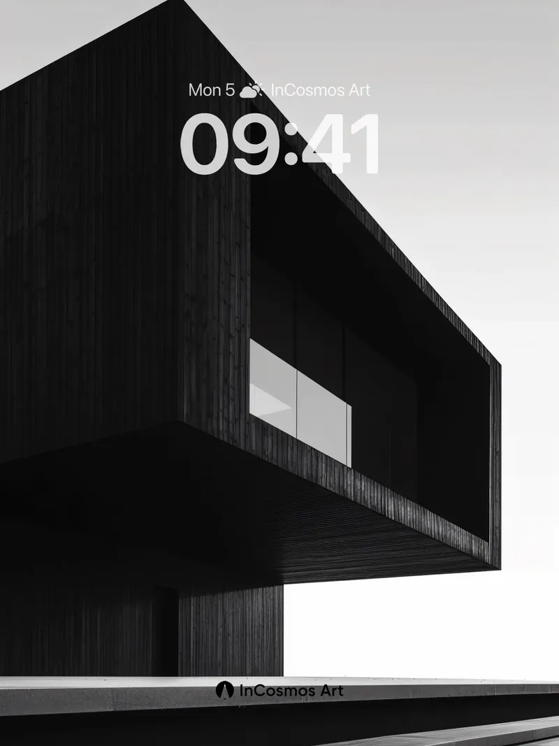 Shadowed Geometry Wallpaper with Floating Depth