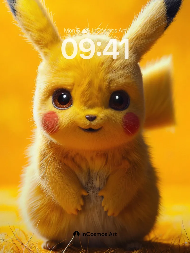 Golden Hush Wallpaper with Furry Embrace