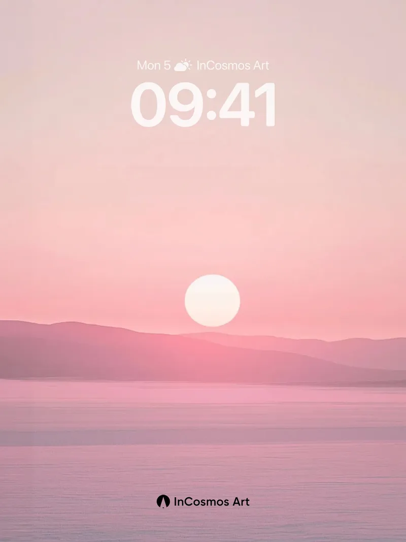 Serenity Horizon Wallpaper with Soft Light Gradient